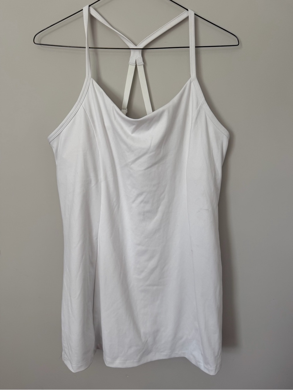PINK Victoria's Secret White Strappy Racerback Camisole